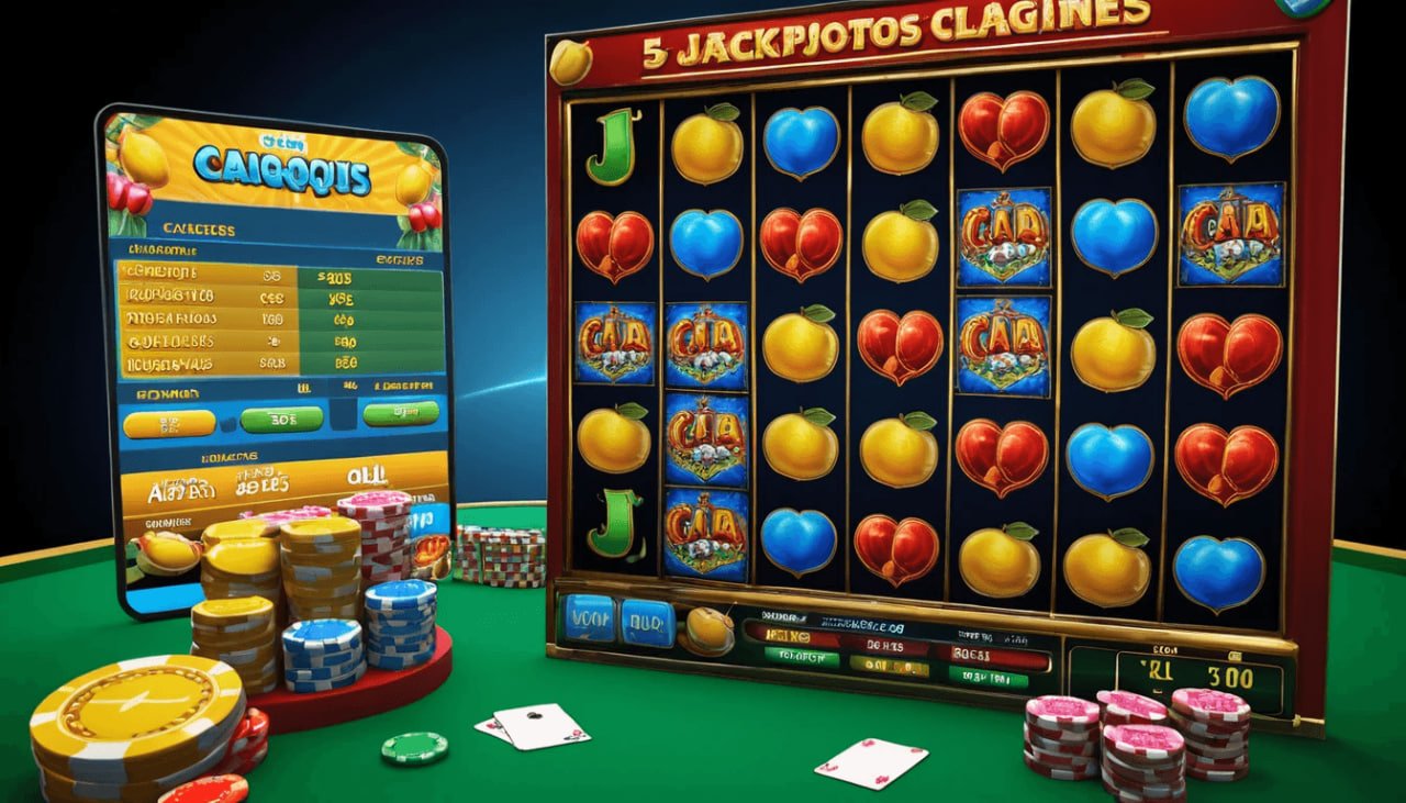 Dealer langsung menampilkan kartu Caribbean Stud Poker di studio multi-kamera situs303id